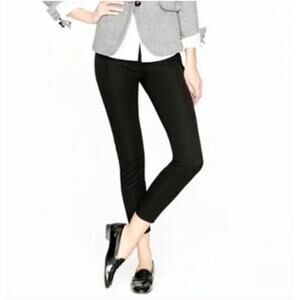J. Crew Winnie City Fit Black Wool Blend Pants Size 4